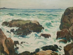 Rocky Shore by Harry DeMaine