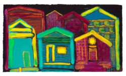 Shotgun Houses, New Orleans by Willie Marlowe