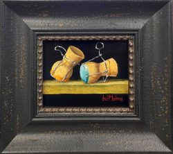 2 Champagne Corks by Bert Beirne