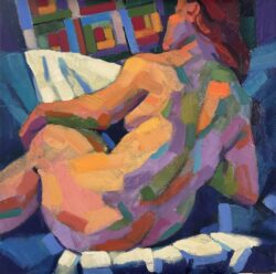 Nude with Quilt