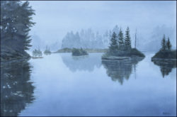 Appalachie Pond Fog by David Addison