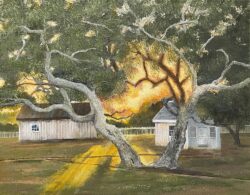 No. 2 Ocracoke Lighthouse Outbuildings by David Addison
