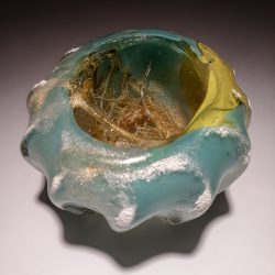Aqua Urchin by Sally Resnik Rockriver