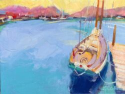 At the Dock by Lynn Cothern