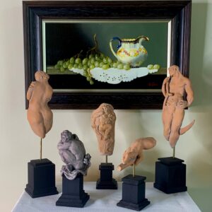 A Classical Pairing: Paintings by Bert Beirne and Sculptures by Campbell Paxton