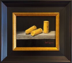 Three Wine Corks by Bert Beirne