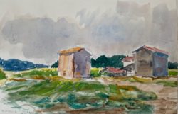 Pitt County Barns by Sarah Blakeslee (1912-2005)
