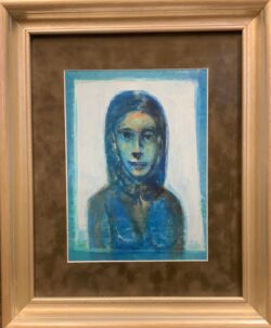 Blue Girl by Robert Broderson (1920-1992)
