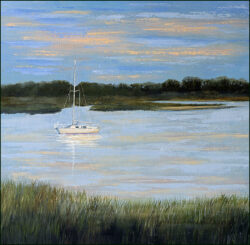 Calm Mooring by David Addison