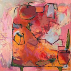 Red Tabletop by Lynn Cothern