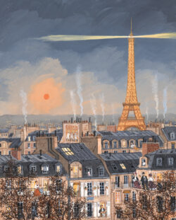 Lumière sur la tour Eiffel by Fabienne Delacroix