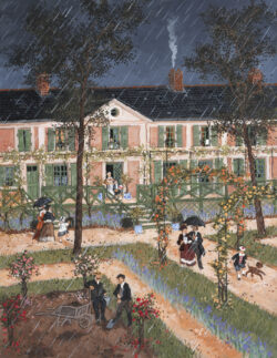 Pluie de printemps à Giverny by Fabienne Delacroix