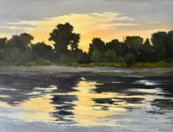 Daybreak on the River by Gayle Stott Lowry