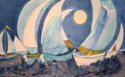 Under an Autumn Moon by Kathy  Daywalt