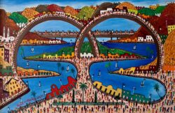 Imaginary City with Bridges by Prefete Duffaut