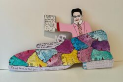 A Shoe Fits. Wear It by Howard Finster (1916-2001)