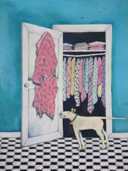 Dog and Closet by Celia Flock