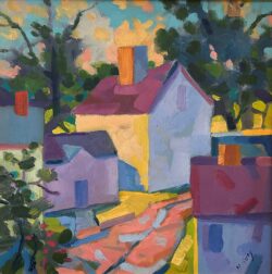 Village in France I by Al Gury