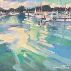 Harbor Reflections by Lynn Cothern