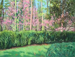 Reynolda Panorama from the Lake Porch, Panel IV by Elsie Dinsmore Popkin
