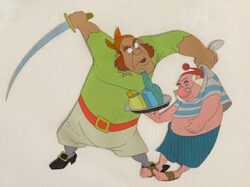 Smee and Pirate by Walt Disney