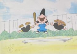 Production cel drawings of Lucy, Linus, and Charlie Brown by Animation Art (collection)