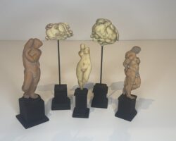 Form in Search of Definition, Titan in the Clouds Threatening the Moon, Venus Form, Cloud Titan, Freestanding Relief Bulky Bather by Campbell Glynn Paxton