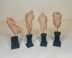 Rubensian Goddess from Behind and Afloat, Get a Load of Me, Shard Back Study, Torso with Shoulder Drapped by Campbell Glynn Paxton