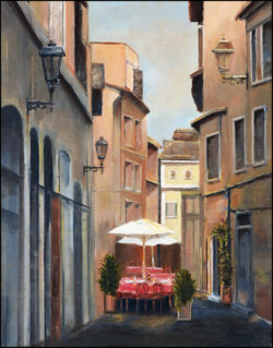 Italian Cafe by David Addison