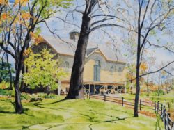 Johnson Barn in April by William C. Wright