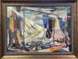 Marine Abstract by Edith London (1904-1997)