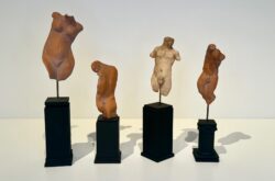 Atlantid Faceless Fragment, Deco Hero Fragment, Walking Buttress, Female Torso - A Study in Curves by Campbell Glynn Paxton