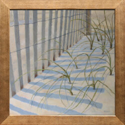 Sand Fence and Sea Grass by David Addison