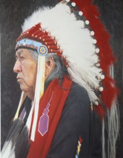 Dennis Alley Sr. Otoe—Missouria by Andres Serrano