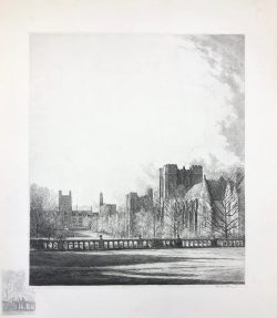 South End of the Main Quadrangle by Louis Orr