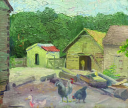 Homeplace with Chickens and Duck
