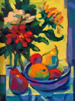 Still Life with Pears by Al Gury