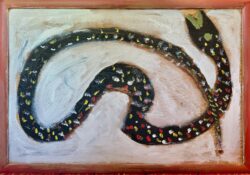 Snake by Jimmy Lee Sudduth (1910 - 2007)