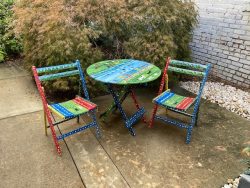 Landscape Scene with Matching Chairs by Sam the Dot Man