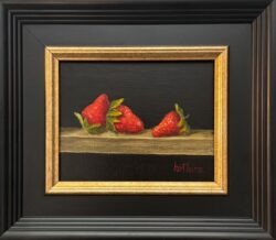 Three Strawberries by Bert Beirne