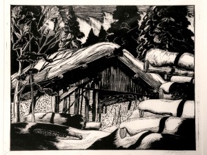 Woodshed on Maple Hill by John Adams  Spelman, III 