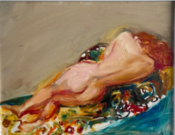 Zoe - Reclining Nude by Ana Guzman