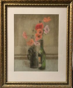 Poppies in Pewter and Glass