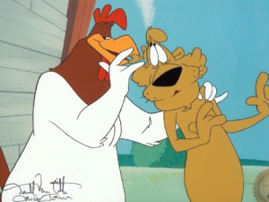 Pete and Foghorn by Chuck Jones